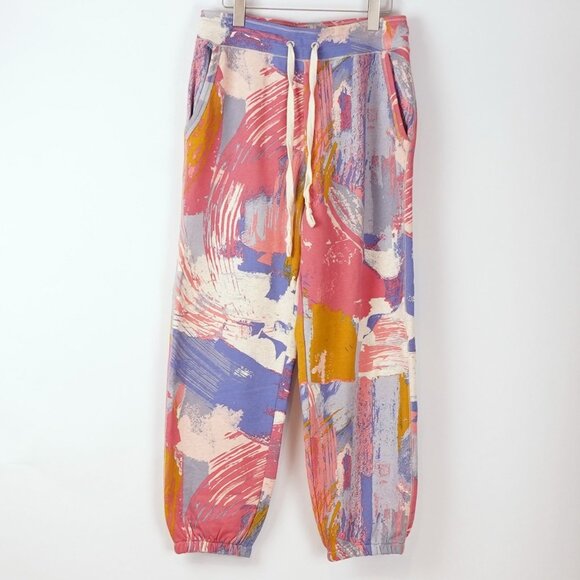 Anthropologie Saturday Sunday Camilla Knit Jogger Novelty Print - Size Medium - Picture 1 of 6